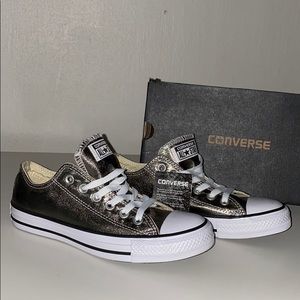 Converse All Star Metallic Pewter Sneakers NIB